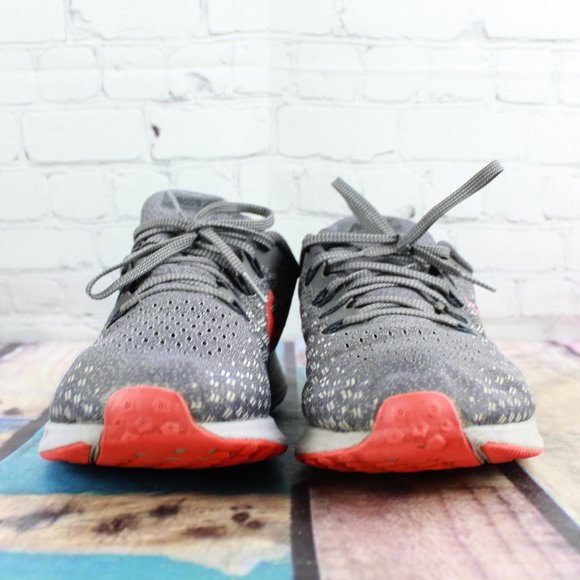 Nike Air Zoom Pegasus 35 Gray Mesh Breathable Low Top Running Shoes Size 12 - Picture 4 of 10